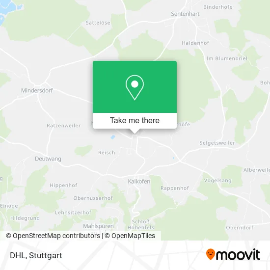 Карта DHL