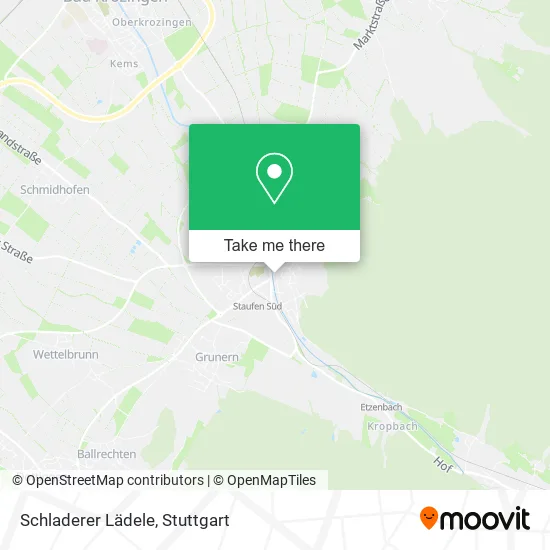 Карта Schladerer Lädele