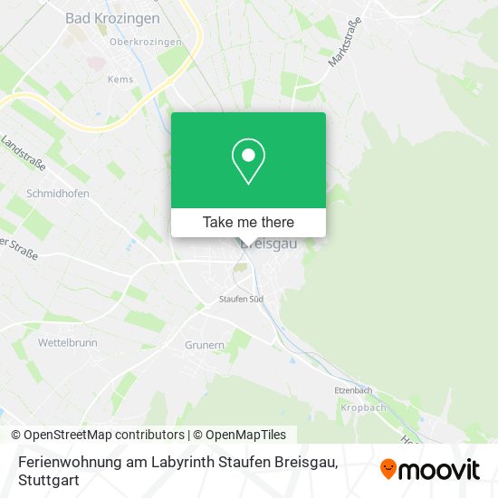 Ferienwohnung am Labyrinth Staufen Breisgau map