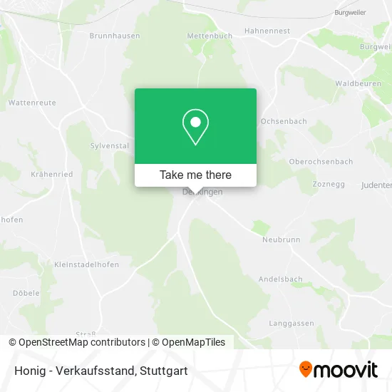 Карта Honig - Verkaufsstand