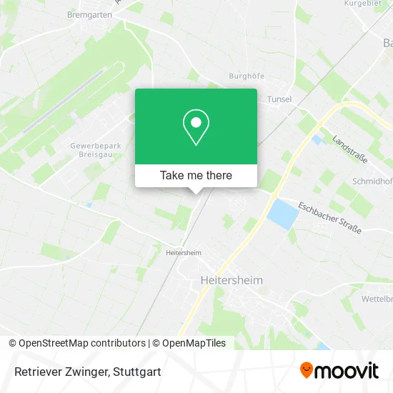 Retriever Zwinger map