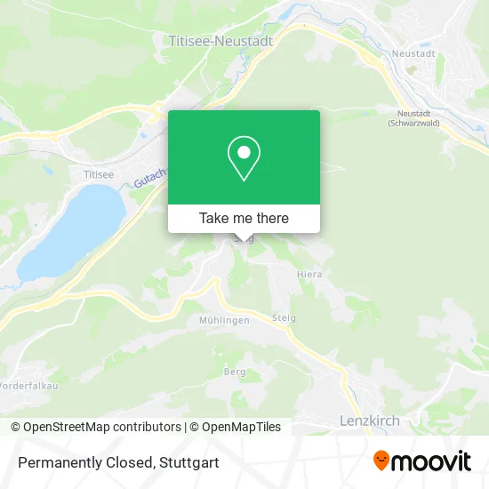 Карта Permanently Closed