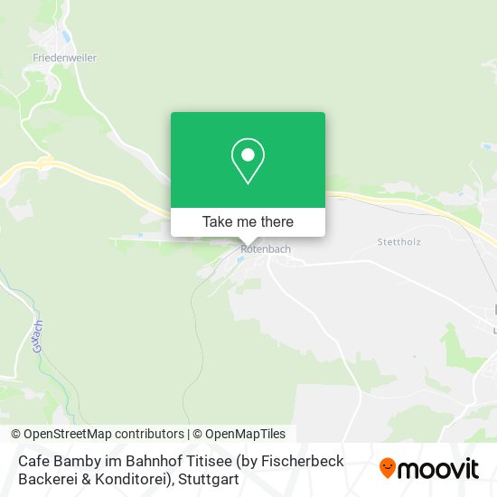 Cafe Bamby im Bahnhof Titisee (by Fischerbeck Backerei & Konditorei) map
