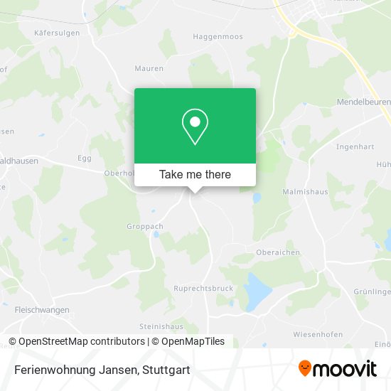 Ferienwohnung Jansen map