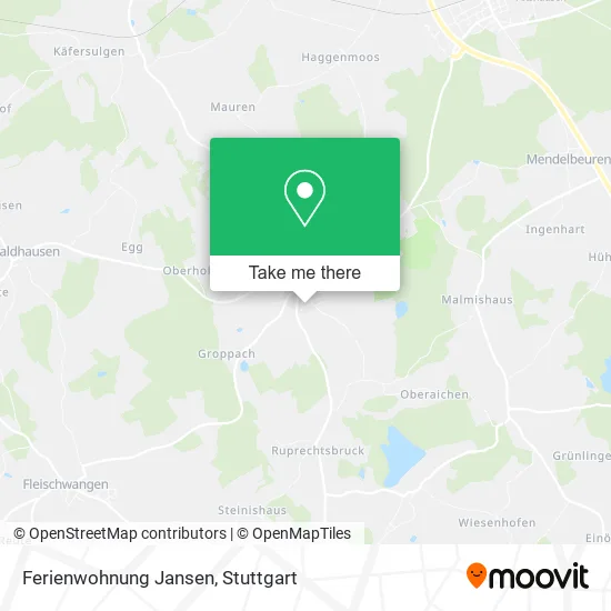 Карта Ferienwohnung Jansen