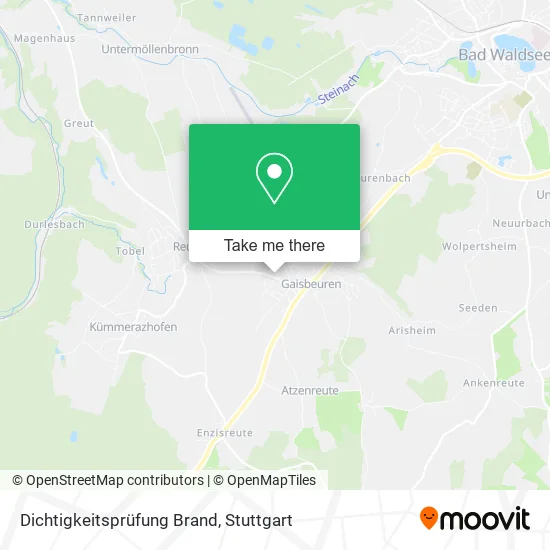 Карта Dichtigkeitsprüfung Brand