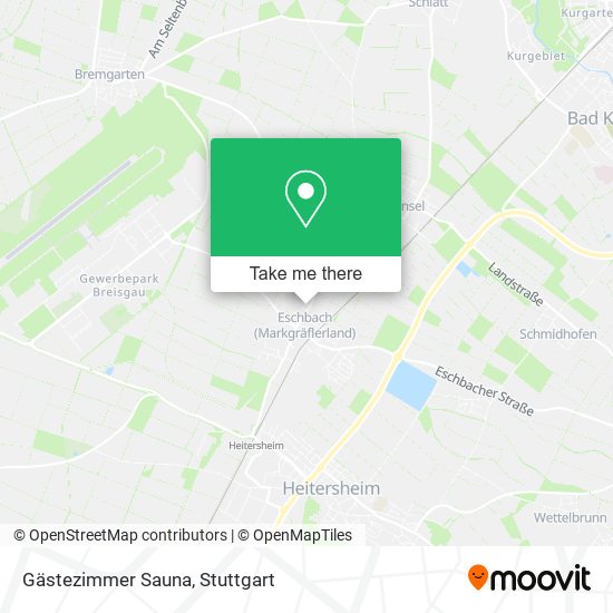 Gästezimmer Sauna map