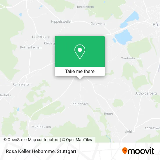 Карта Rosa Keller Hebamme
