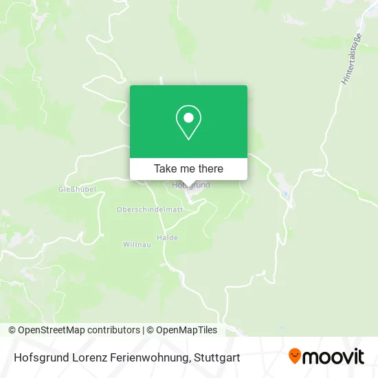 Карта Hofsgrund Lorenz Ferienwohnung