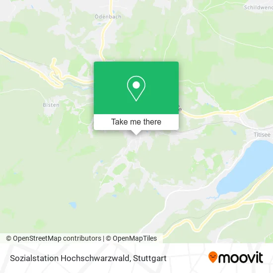 Карта Sozialstation Hochschwarzwald