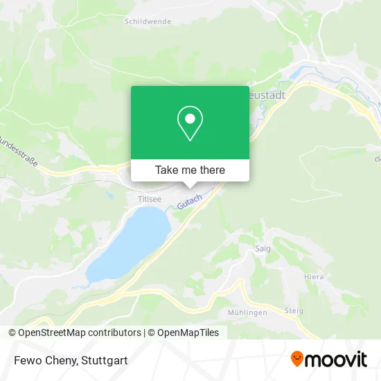 Карта Fewo Cheny