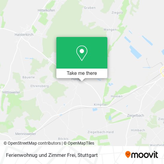 Ferienwohnug und Zimmer Frei map