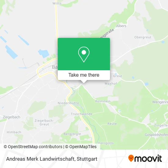 Карта Andreas Merk Landwirtschaft