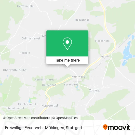 Карта Freiwillige Feuerwehr Mühlingen