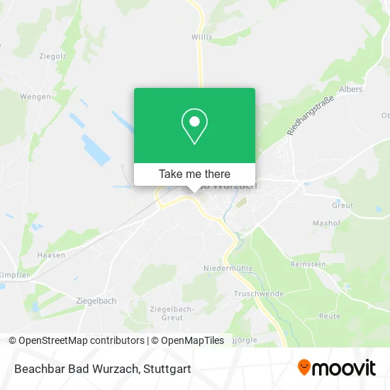Карта Beachbar Bad Wurzach