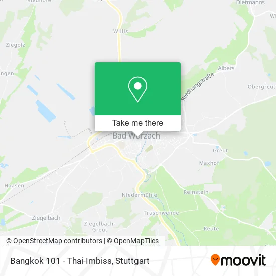 Карта Bangkok 101 - Thai-Imbiss