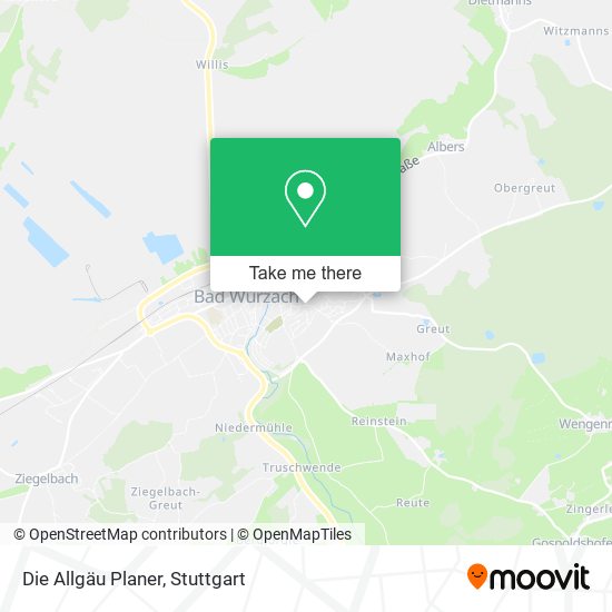 Die Allgäu Planer map