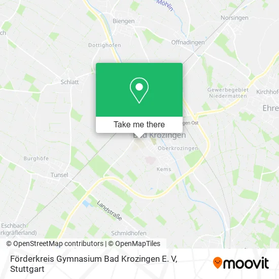 Карта Förderkreis Gymnasium Bad Krozingen E. V
