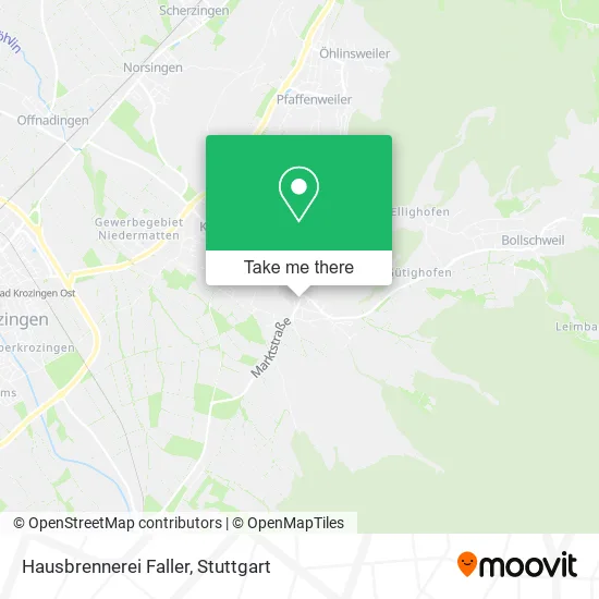 Карта Hausbrennerei Faller