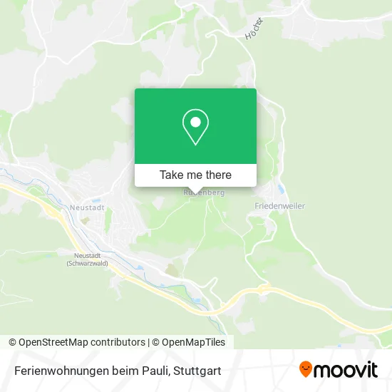 Карта Ferienwohnungen beim Pauli
