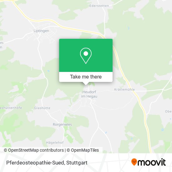 Pferdeosteopathie-Sued map