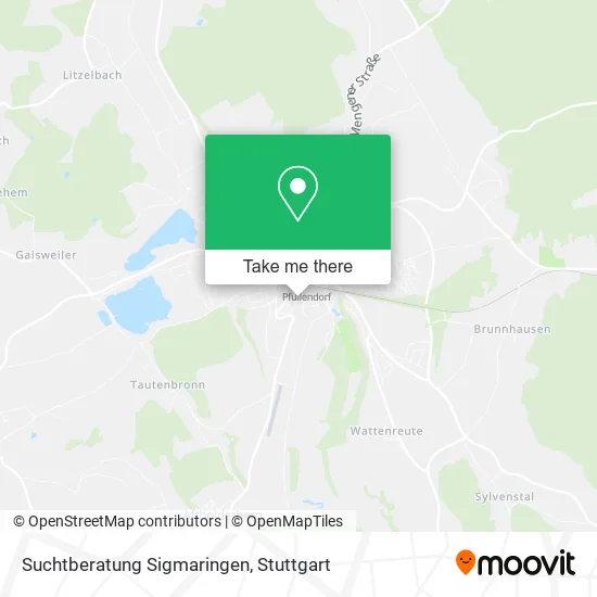 Карта Suchtberatung Sigmaringen