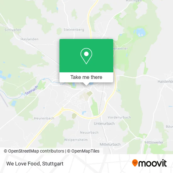 Карта We Love Food