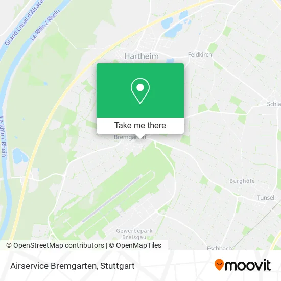 Карта Airservice Bremgarten