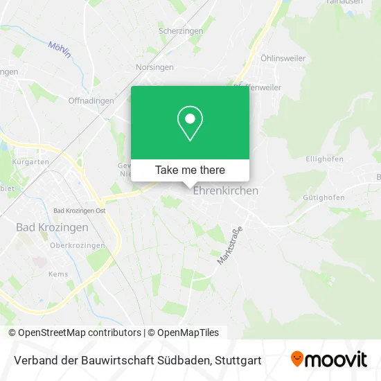 Карта Verband der Bauwirtschaft Südbaden