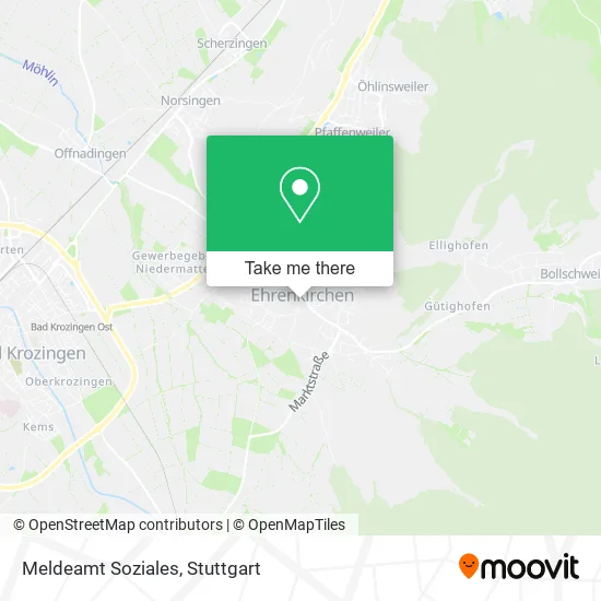 Карта Meldeamt Soziales
