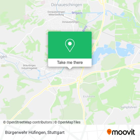 Bürgerwehr Hüfingen map
