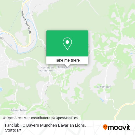 Fanclub FC Bayern München Bavarian Lions map