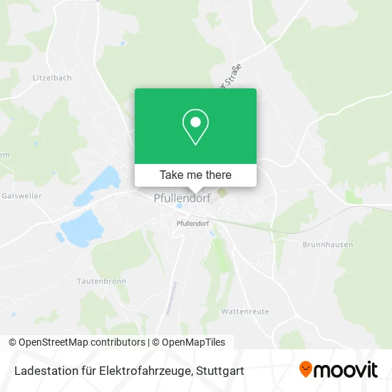 Карта Ladestation für Elektrofahrzeuge