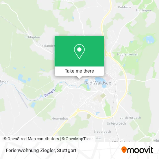 Карта Ferienwohnung Ziegler
