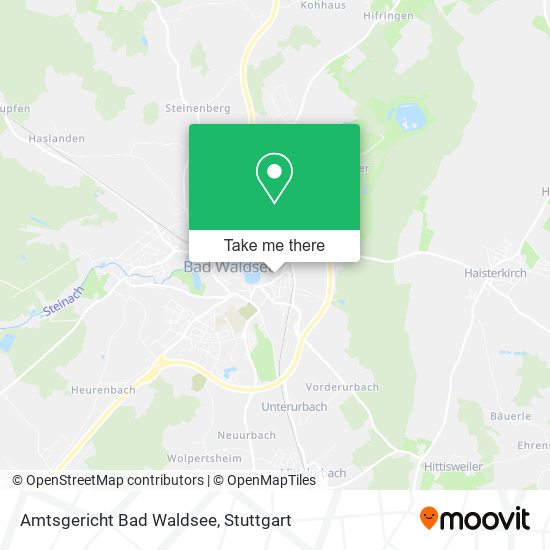 Amtsgericht Bad Waldsee map