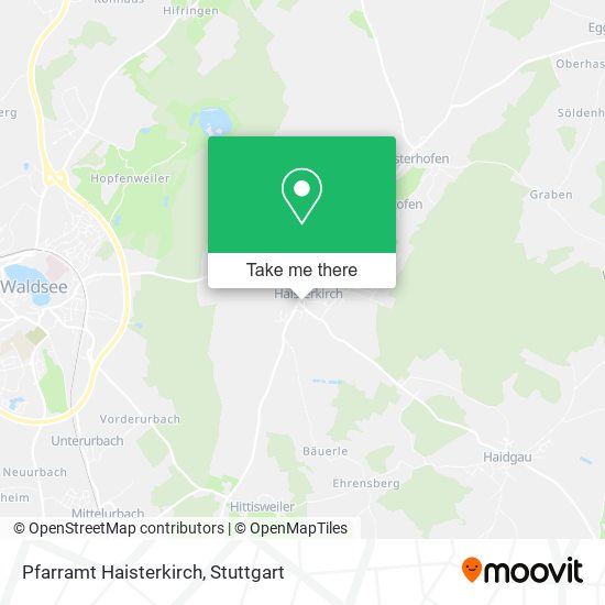 Pfarramt Haisterkirch map