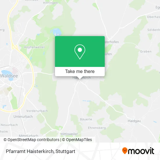 Карта Pfarramt Haisterkirch