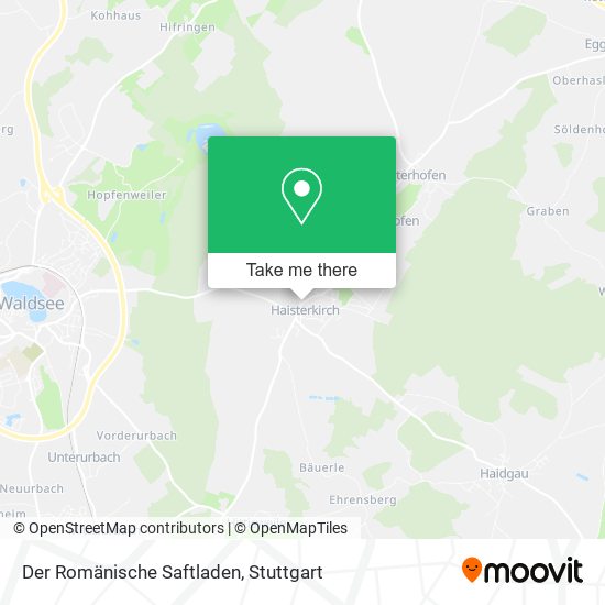 Der Romänische Saftladen map