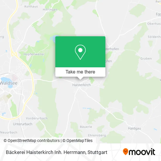 Карта Bäckerei Haisterkirch Inh. Herrmann