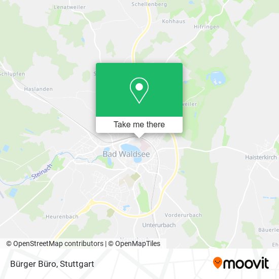Bürger Büro map