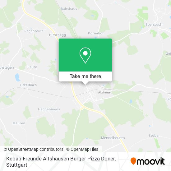 Kebap Freunde Altshausen Burger Pizza Döner map