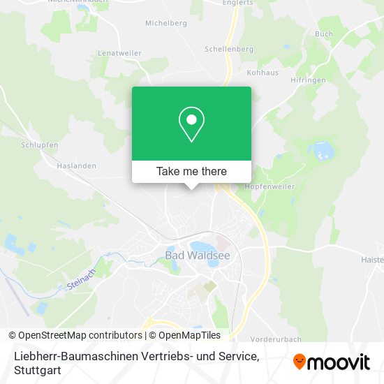 Liebherr-Baumaschinen Vertriebs- und Service map