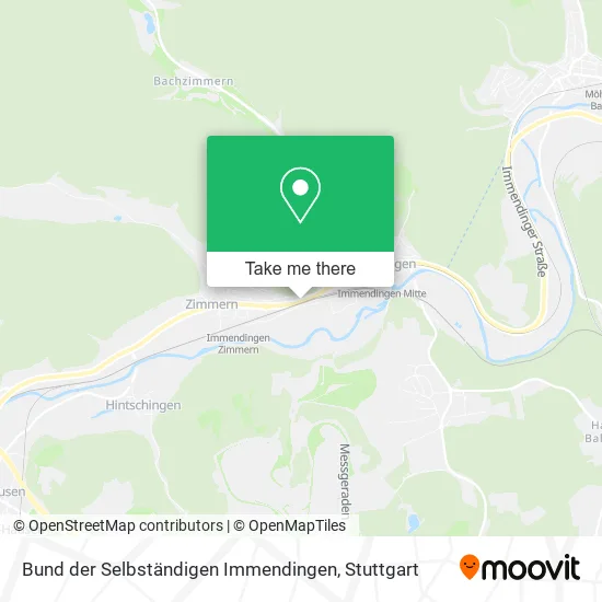 Карта Bund der Selbständigen Immendingen