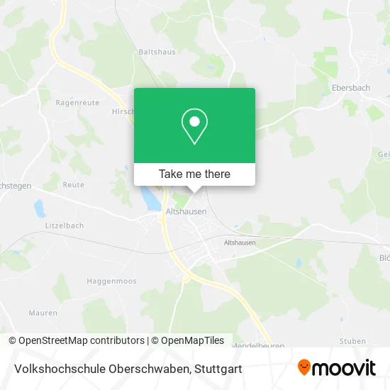 Карта Volkshochschule Oberschwaben