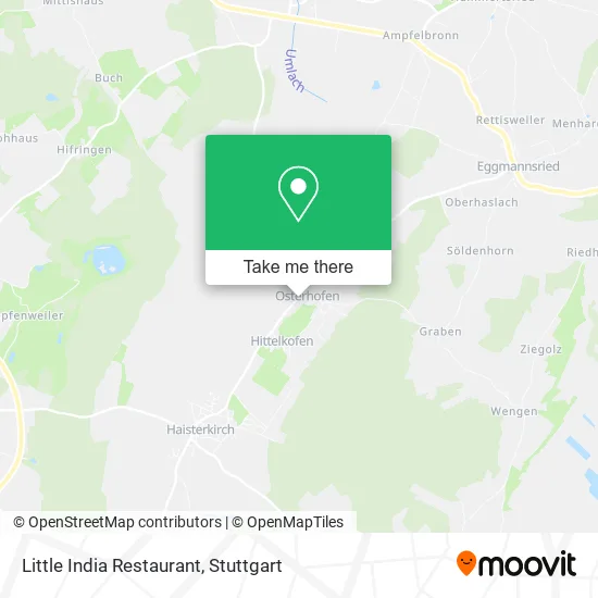 Карта Little India Restaurant