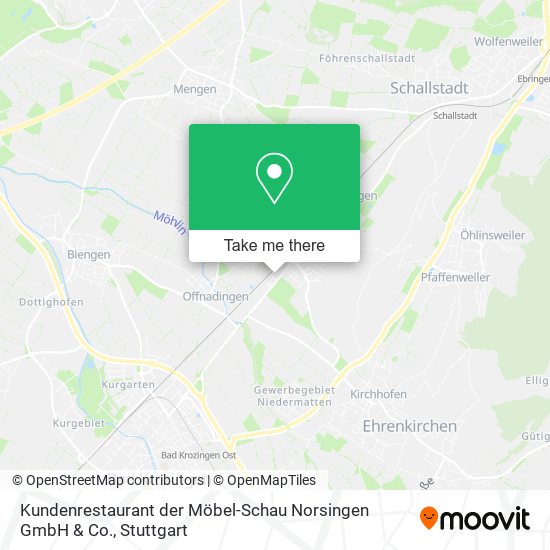 Kundenrestaurant der Möbel-Schau Norsingen GmbH & Co. map