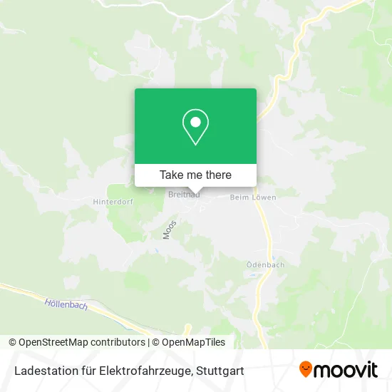 Карта Ladestation für Elektrofahrzeuge