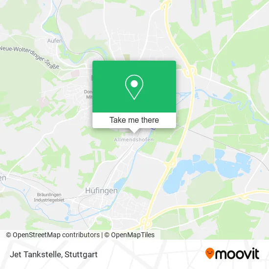 Карта Jet Tankstelle