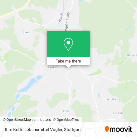 Ihre Kette Lebensmittel Vogler map