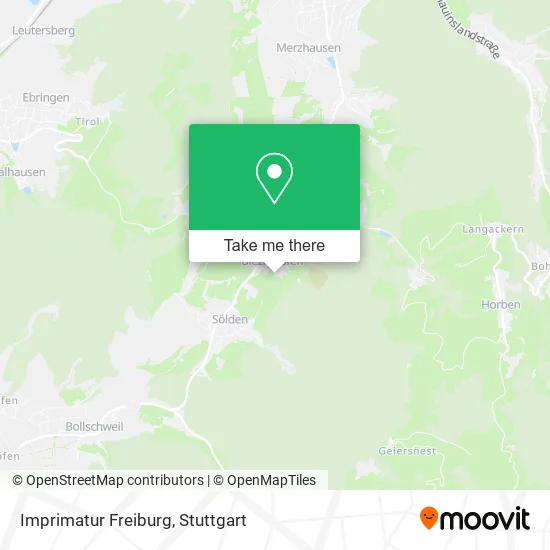 Карта Imprimatur Freiburg
